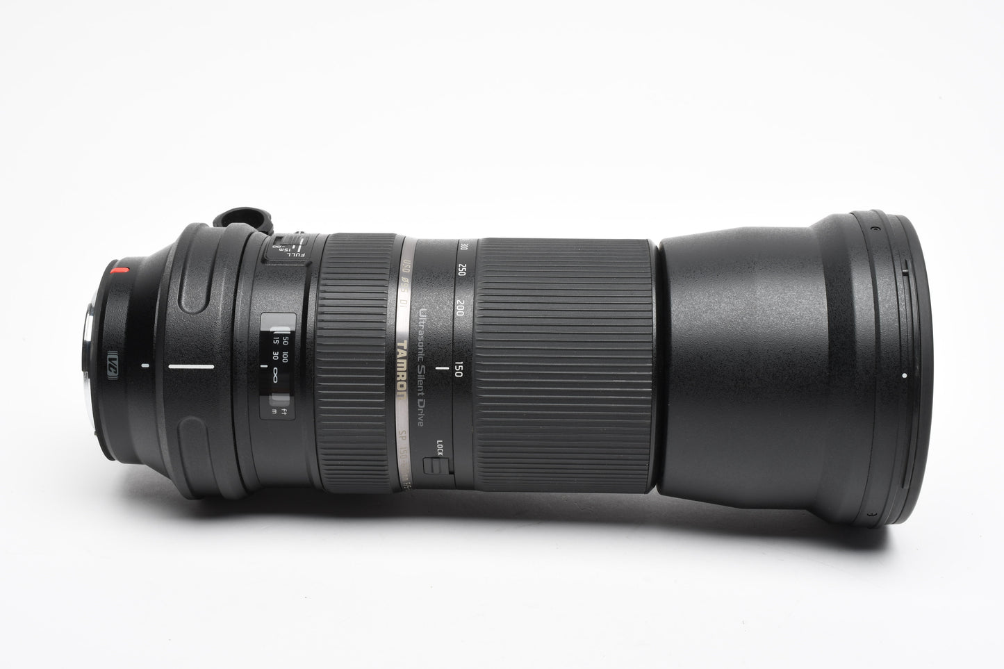 Tamron SP 150-600mm f/5-6.3 USD Di VC Telephoto, Canon EF, w/Hood, Caps, Collar