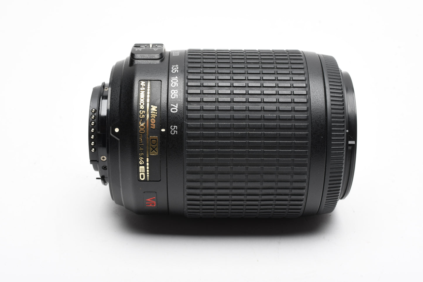 Nikon AF-S Nikkor 55-300mm f4.5-5.6G ED VR zoom lens, Hood, Caps, UV