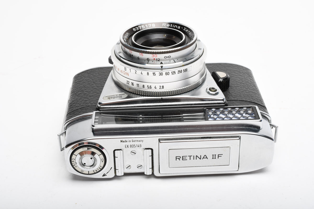 Kodak Retina IIF 35mm Rangefinder w/Xenar 45mm f2.8 lens, Case, Great!