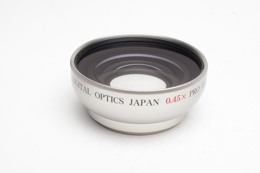 Digital Concepts .45X Wide Angle Macro 52mm Lens Digital High Definition With Caps