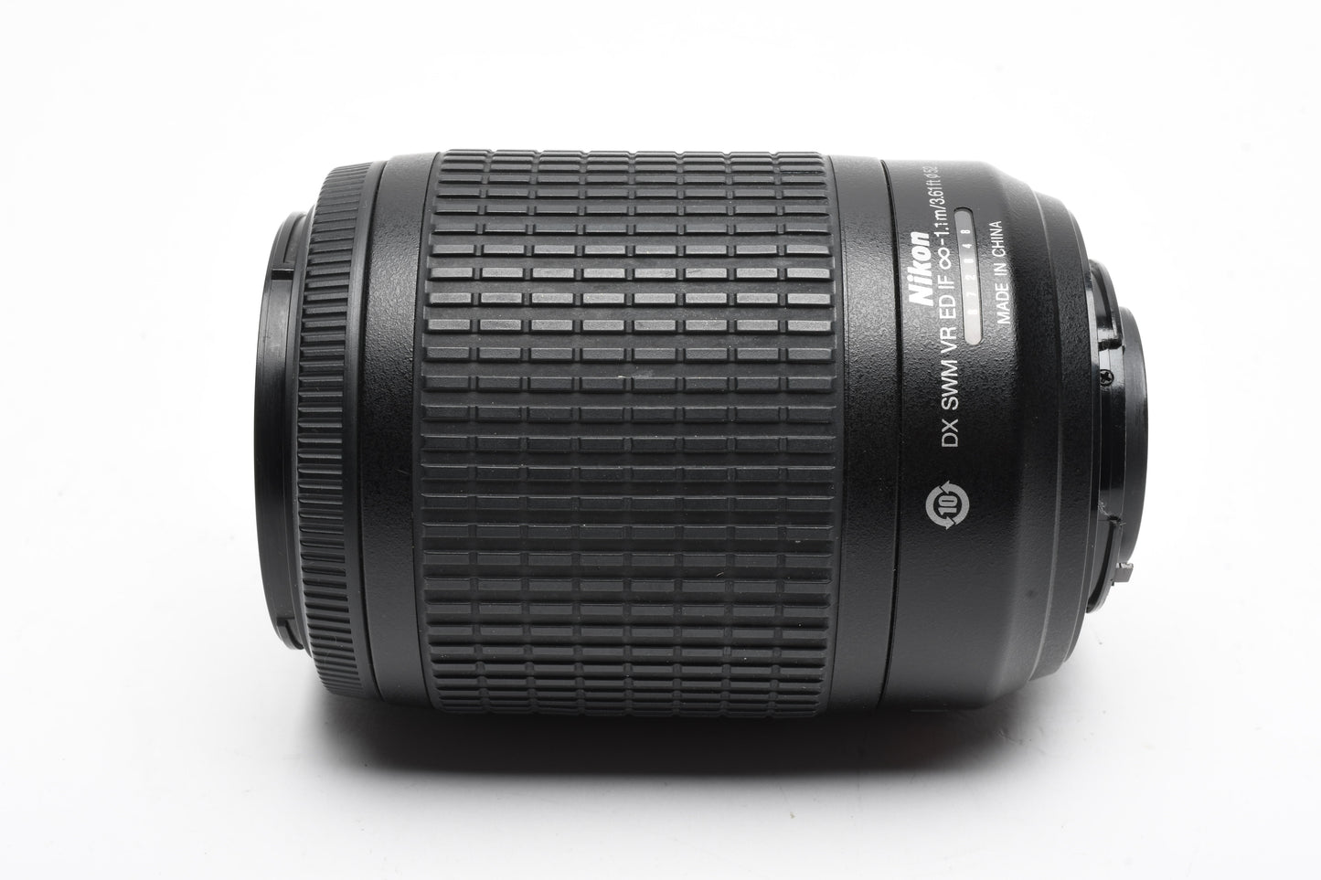 Nikon AF-S Nikkor 55-300mm f4.5-5.6G ED VR zoom lens, Hood, Caps, UV