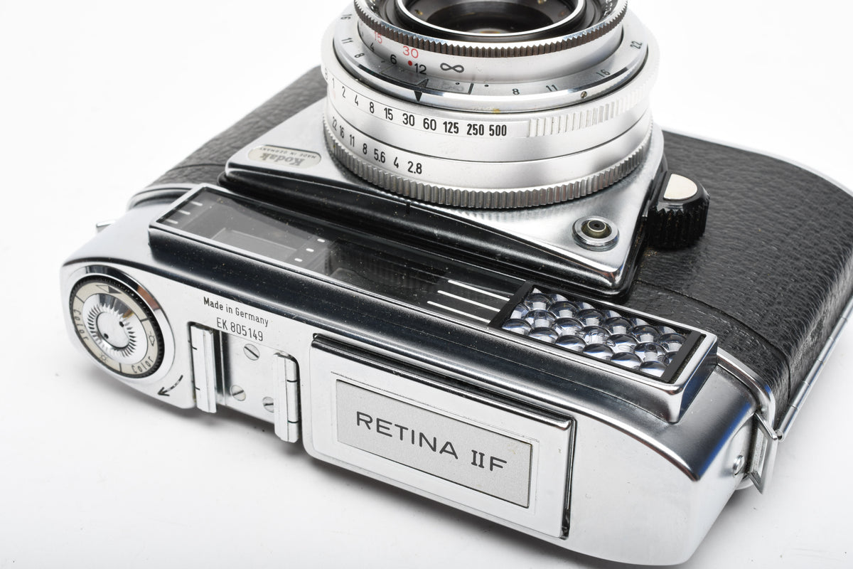 Kodak Retina IIF 35mm Rangefinder w/Xenar 45mm f2.8 lens, Case, Great!