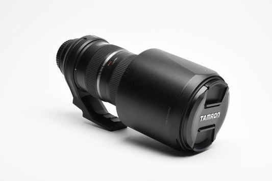 Tamron SP 150-600mm f/5-6.3 USD Di VC Telephoto, Canon EF, w/Hood, Caps, Collar