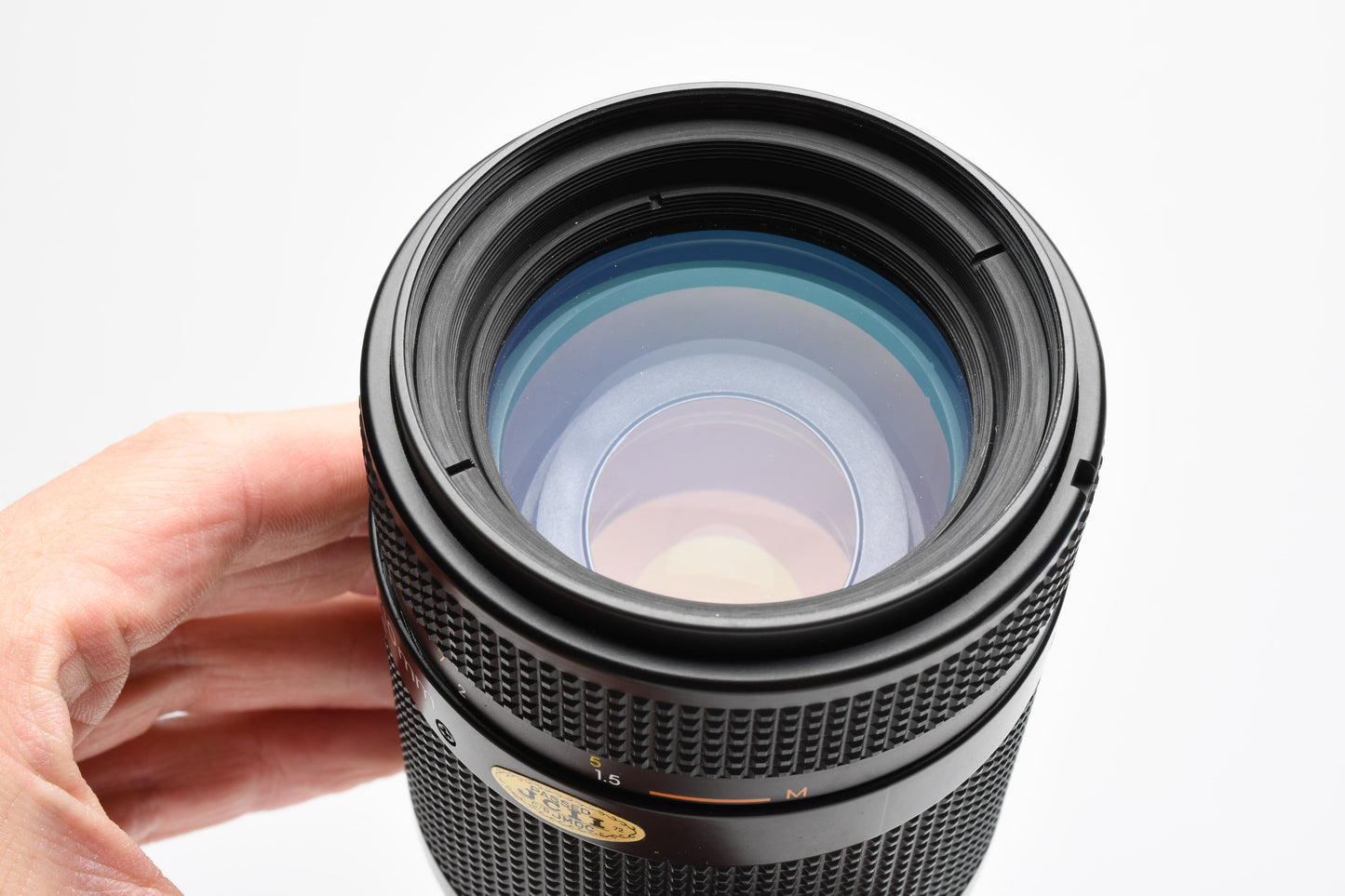 Nikon AF 70-210mm F4-5.6 zoom, caps, Smooth, Mint-