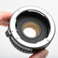 Vivitar MC 2X-22 Teleconverter for Pentax PK mount, caps + case