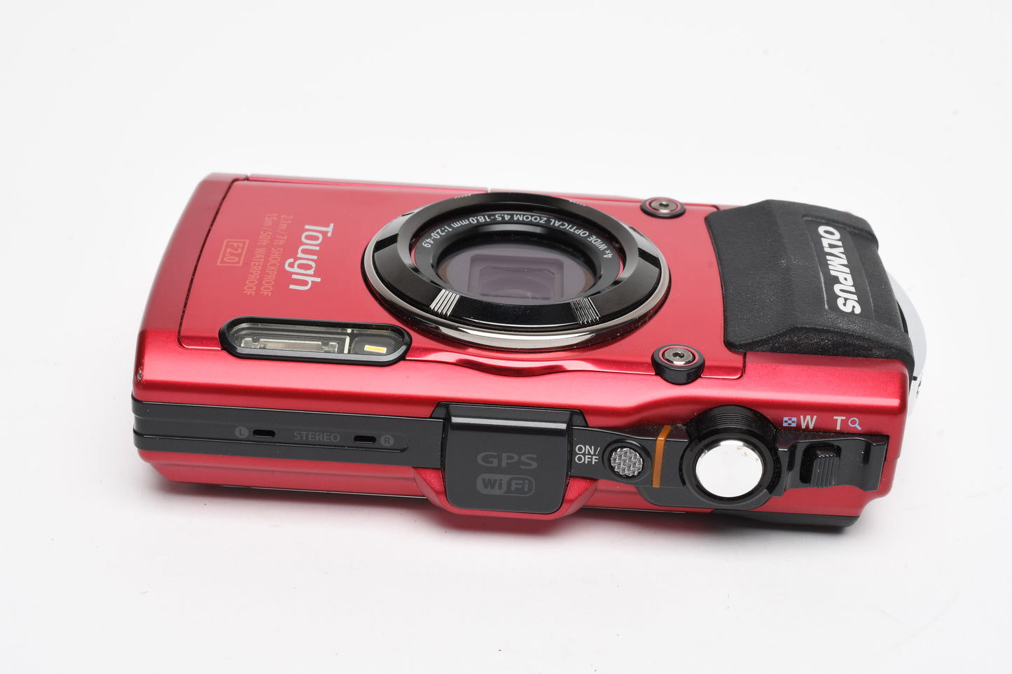 Olympus Stylus TG-4 Tough 16MP Digital Point&Shoot camera, Mint-, Boxed (Red)