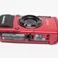 Olympus Stylus TG-4 Tough 16MP Digital Point&Shoot camera, Mint-, Boxed (Red)