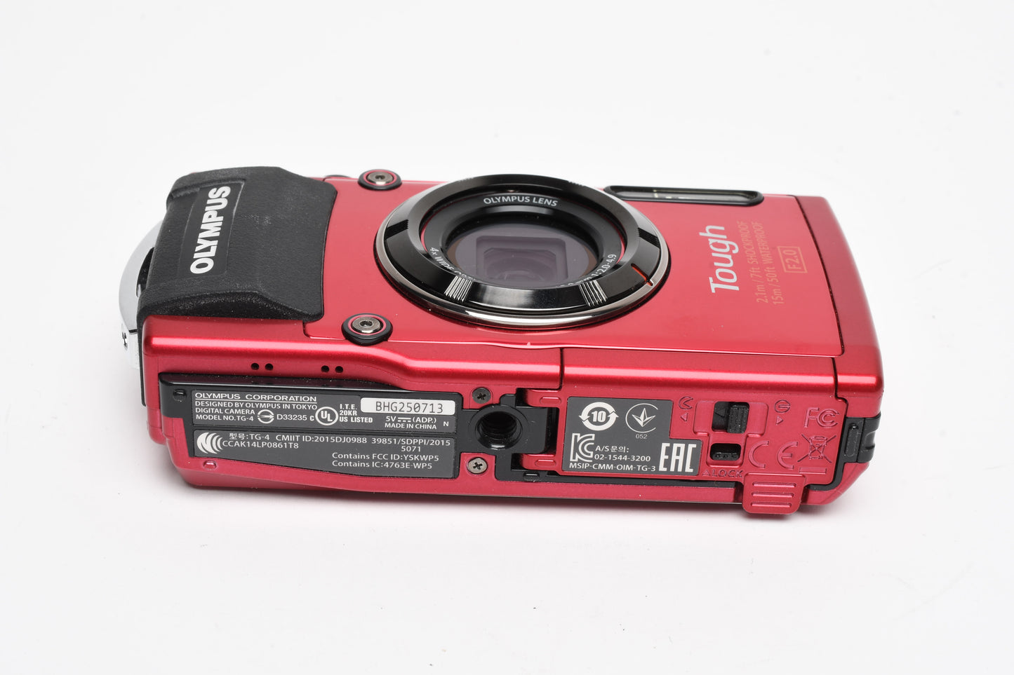 Olympus Stylus TG-4 Tough 16MP Digital Point&Shoot camera, Mint-, Boxed (Red)