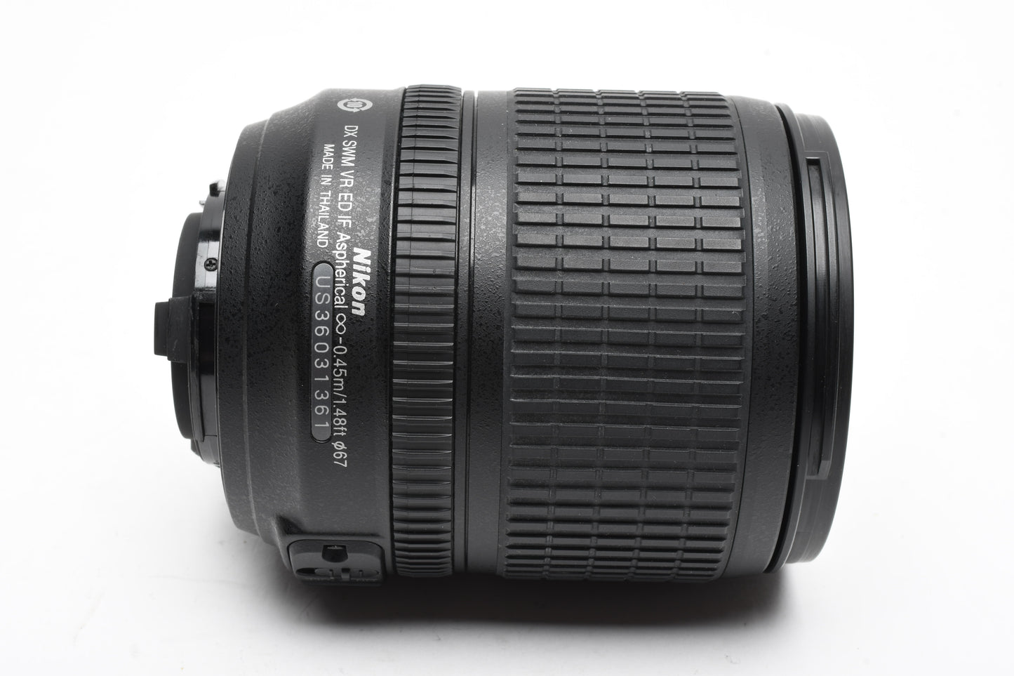 Nikon AF-S Nikkor 18-105mm F3.5-5.6G ED VR Zoom Lens, Hood + Caps, Great!