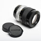 Nikon Nikkor-Q 135mm f2.8 AI Converted lens, bargain, still good, w/Caps