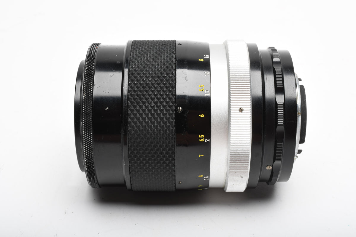 Nikon Nikkor-Q 135mm f2.8 AI Converted lens, bargain, still good, w/Caps