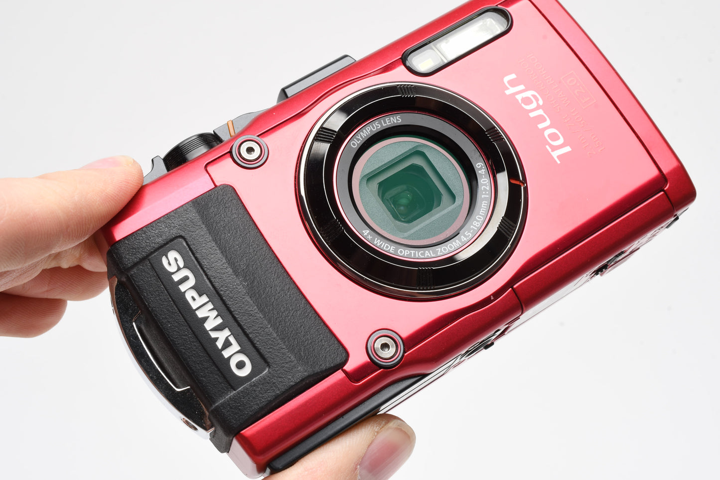 Olympus Stylus TG-4 Tough 16MP Digital Point&Shoot camera, Mint-, Boxed (Red)