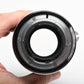 Nikon Nikkor-Q 135mm f2.8 AI Converted lens, bargain, still good, w/Caps