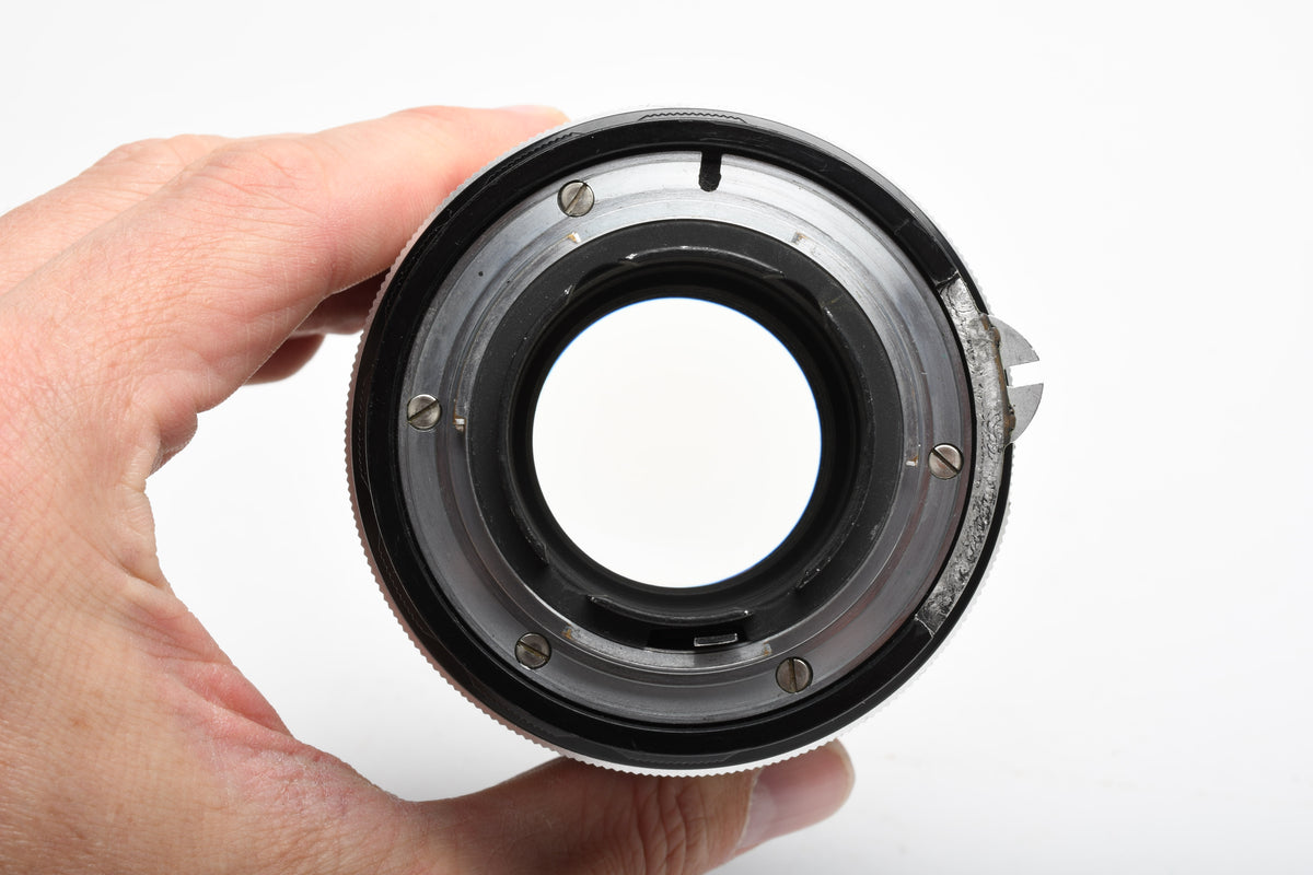 Nikon Nikkor-Q 135mm f2.8 AI Converted lens, bargain, still good, w/Caps