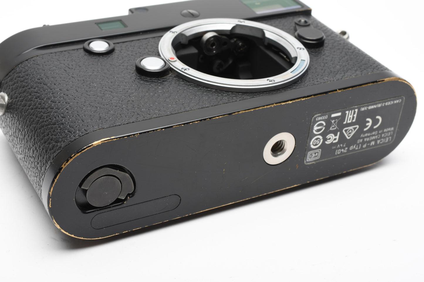 Leica M-P Black Body Typ 240, 2Batts, charger, thumb grip, strap, Boxed, Nice