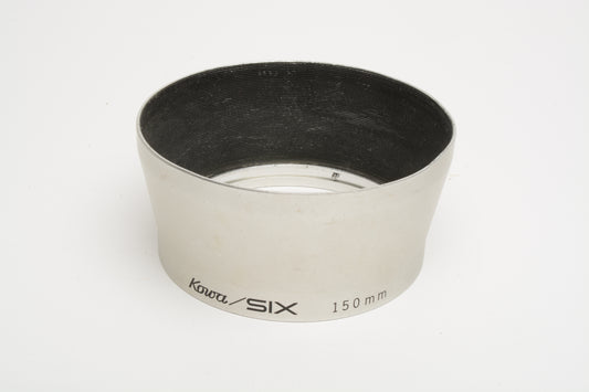 Kowa 6 150mm slip-on lens hood (Silver), Very clean