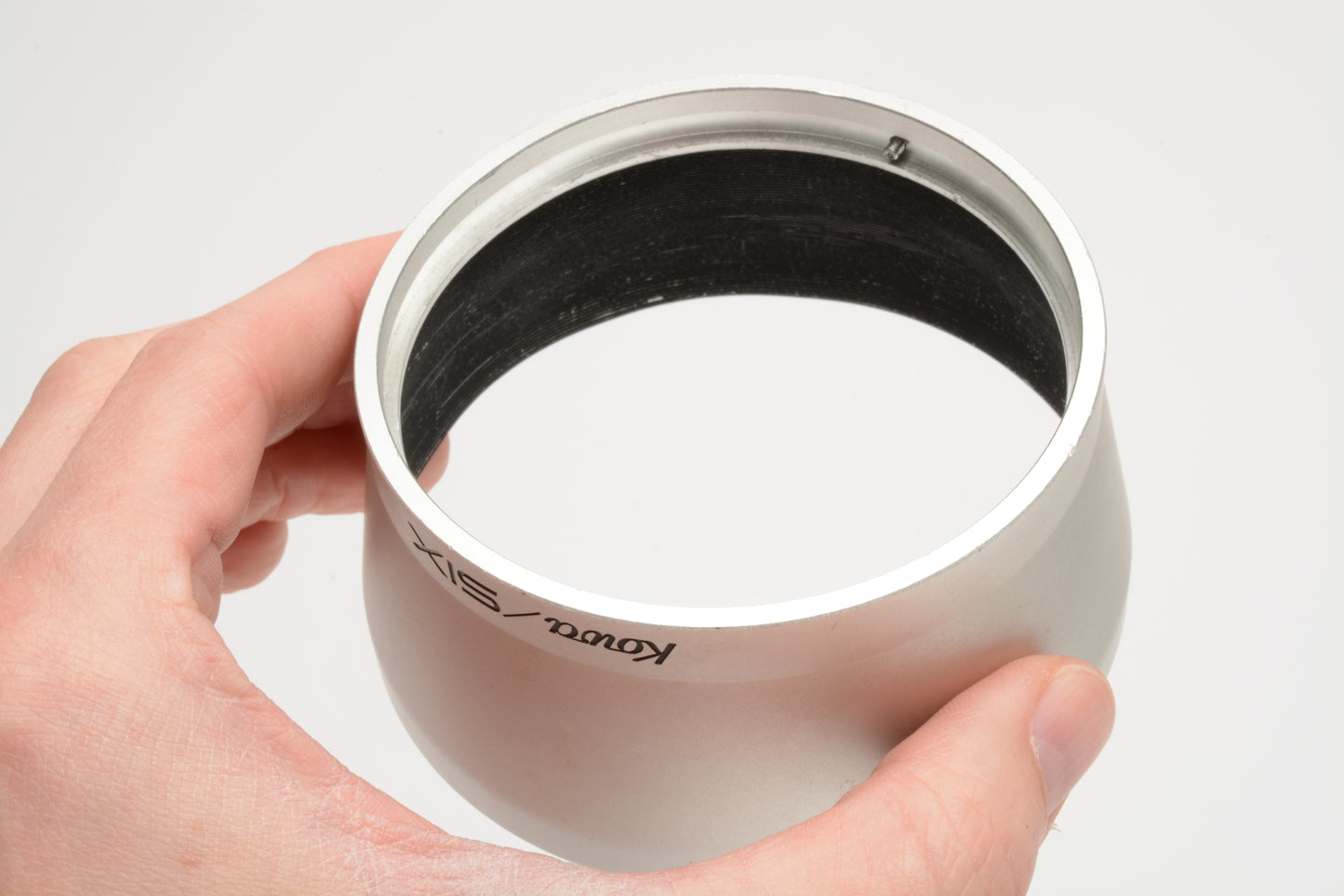 Kowa 6 150mm slip-on lens hood (Silver), Very clean