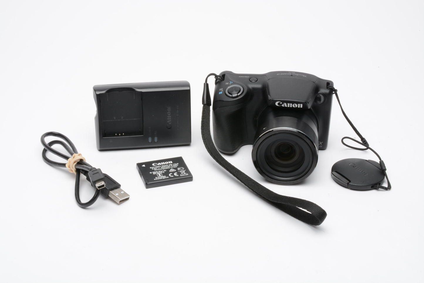 Canon PowerShot SX420 IS 20MP Digital Point&Shoot Camera, batt+charger tested