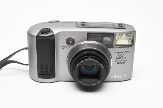 Minolta Freedom Zoom 140EX QD Pano 35mm Point&Shoot w/38-140mm zoom, Great