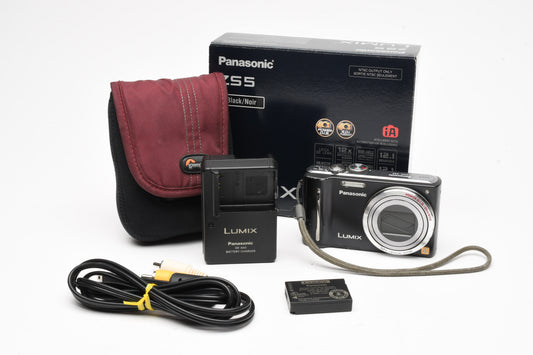 Panasonic Lumix DMC-ZS5 12.1MP Digital Point&Shoot camera w/Leica lens, Boxed