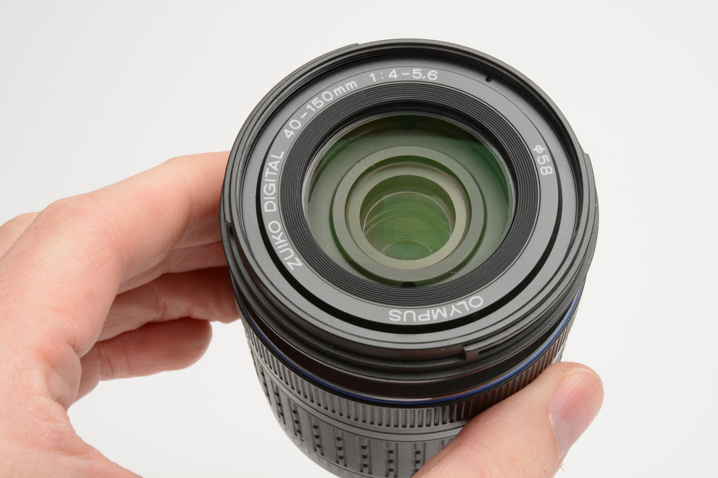 Olympus Zuiko Digital 40-150mm F4-5.6 ED Lens, caps, 4/3 Mount, Nice!