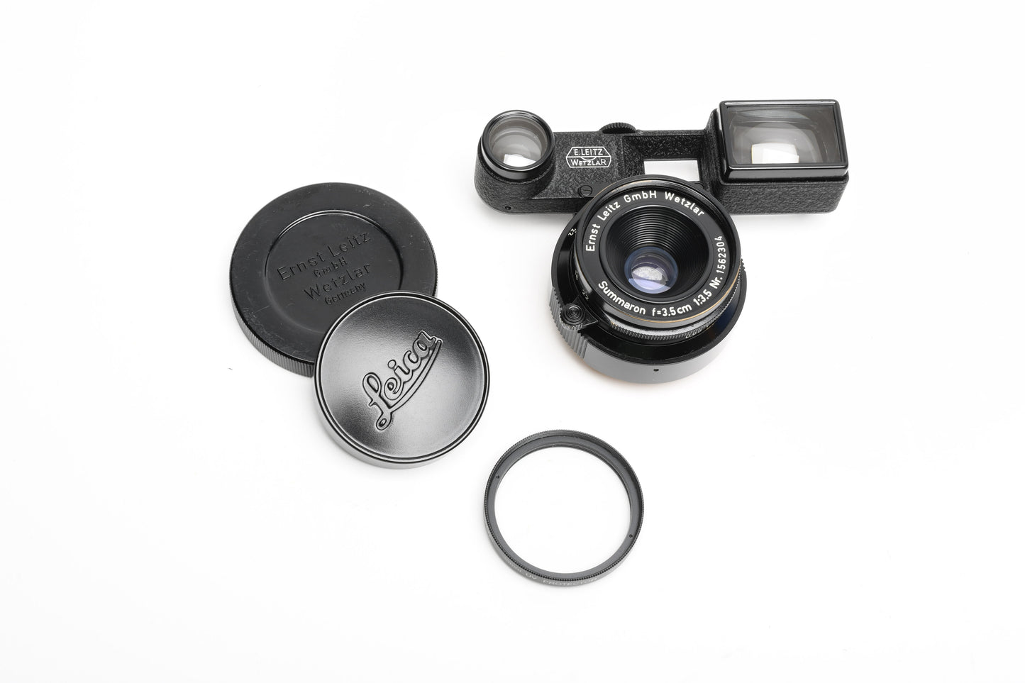 Leica Summaron M 35mm f3.5 Black Paint By Shueido Camera w/Goggles