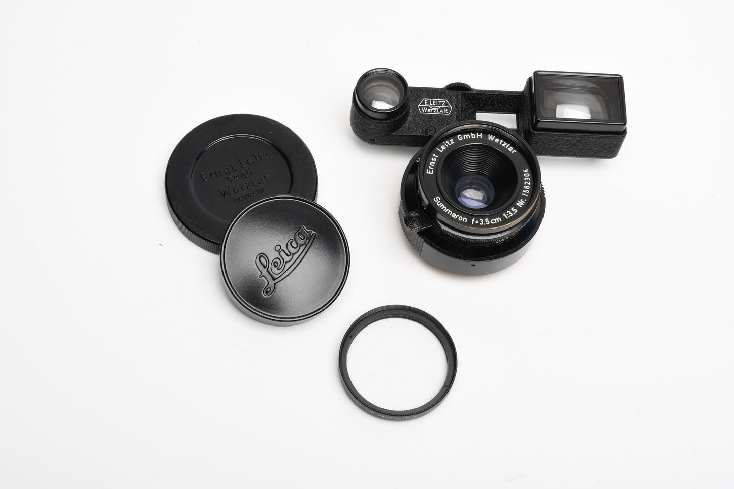 Leica Summaron M 35mm f3.5 Black Paint By Shueido Camera w/Goggles