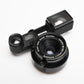 Leica Summaron M 35mm f3.5 Black Paint By Shueido Camera w/Goggles