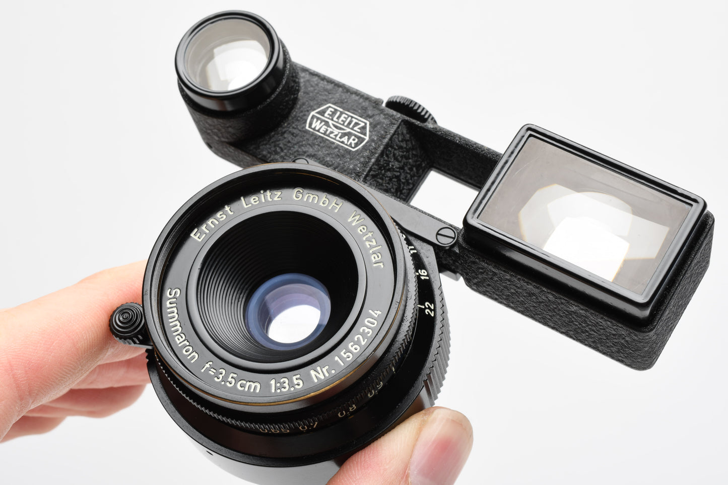 Leica Summaron M 35mm f3.5 Black Paint By Shueido Camera w/Goggles