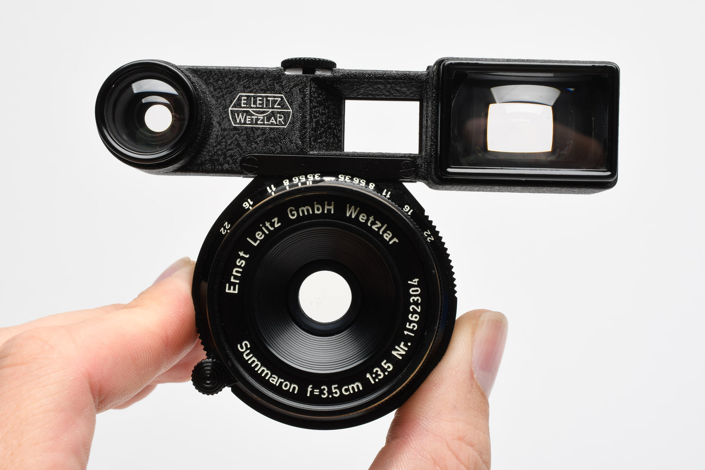 Leica Summaron M 35mm f3.5 Black Paint By Shueido Camera w/Goggles