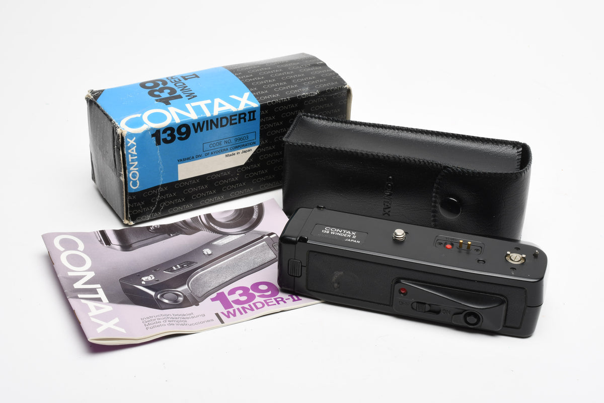 Contax 139 Winder II in box, Tested, Great!