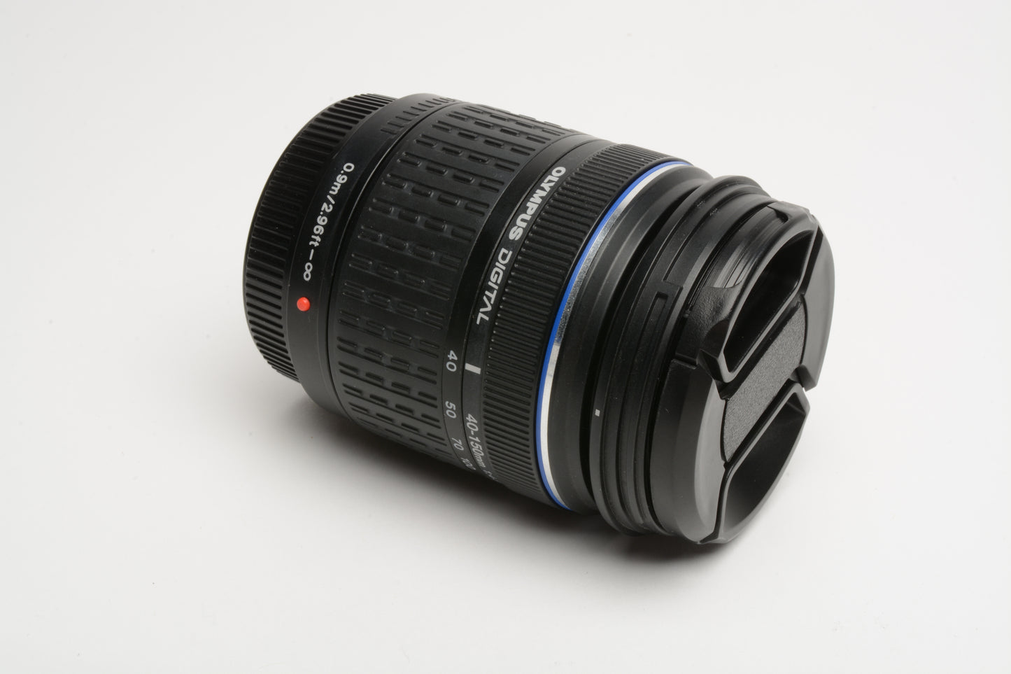 Olympus Zuiko Digital 40-150mm F4-5.6 ED Lens, caps, 4/3 Mount, Nice!