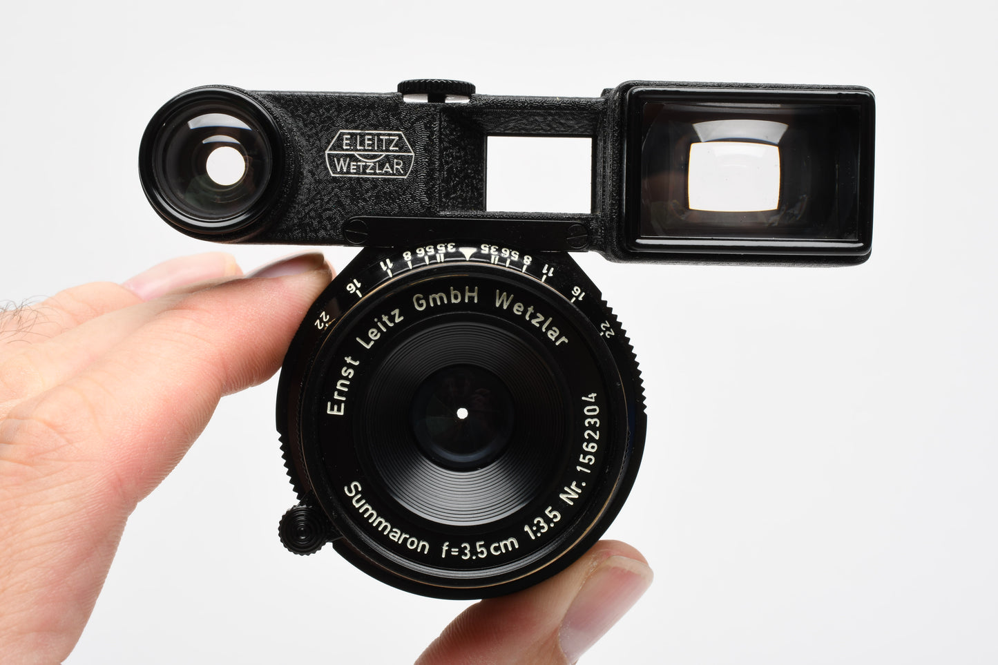 Leica Summaron M 35mm f3.5 Black Paint By Shueido Camera w/Goggles