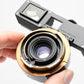 Leica Summaron M 35mm f3.5 Black Paint By Shueido Camera w/Goggles