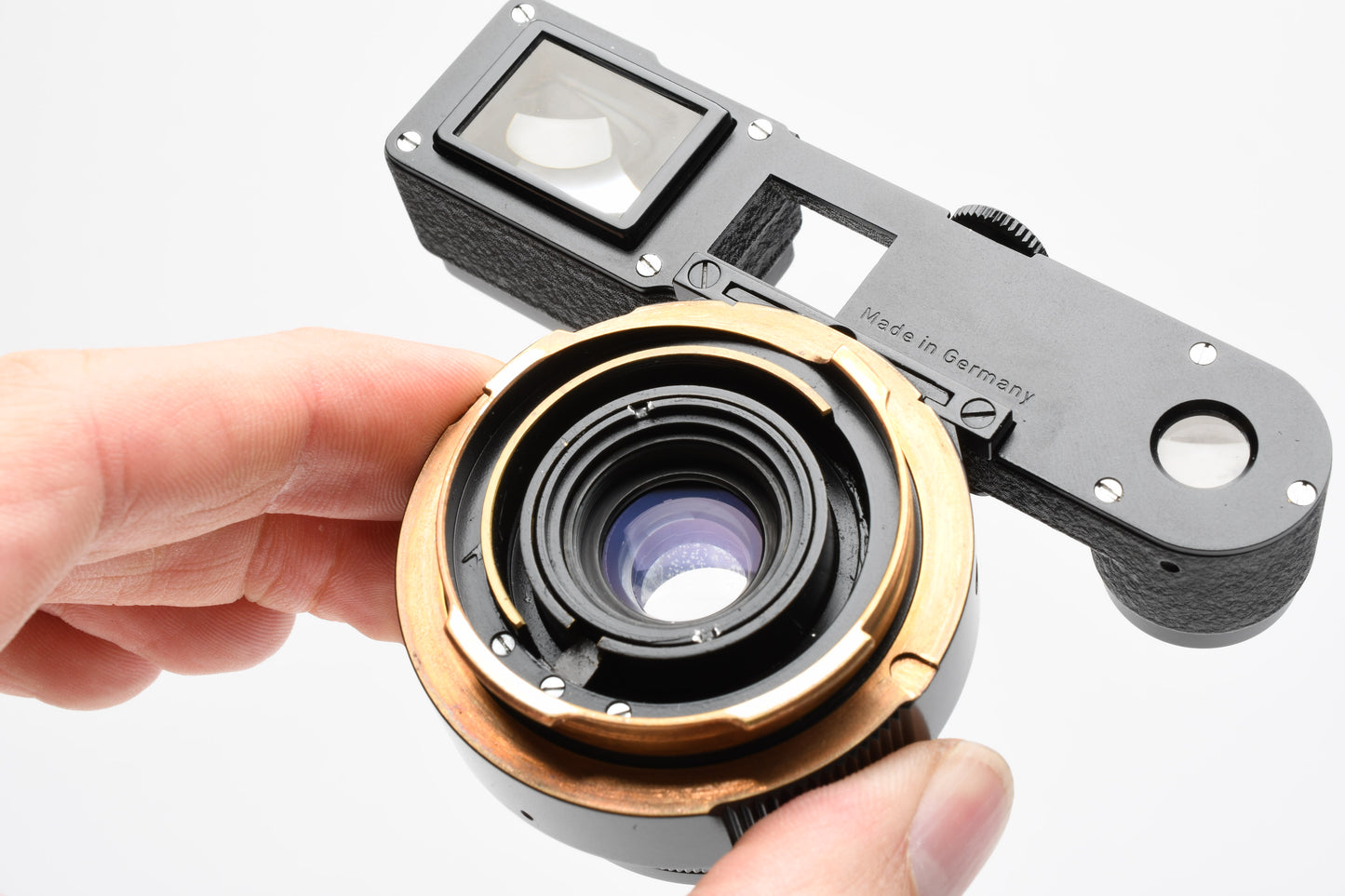 Leica Summaron M 35mm f3.5 Black Paint By Shueido Camera w/Goggles
