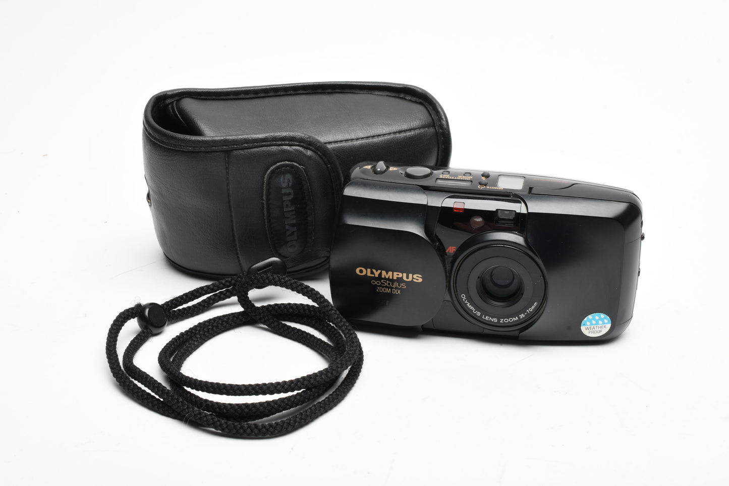 Olympus Stylus Zoom DLX 35mm Point&Shoot w/35-70mm zoom, Great! + Case