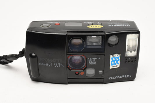 Olympus Infinity Twin QD 35mm Point&Shoot camera, tested, works great