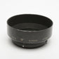 Nikon Nikkor 50mm F1.4 metal lens hood, snap-on mount, 52mm, clean
