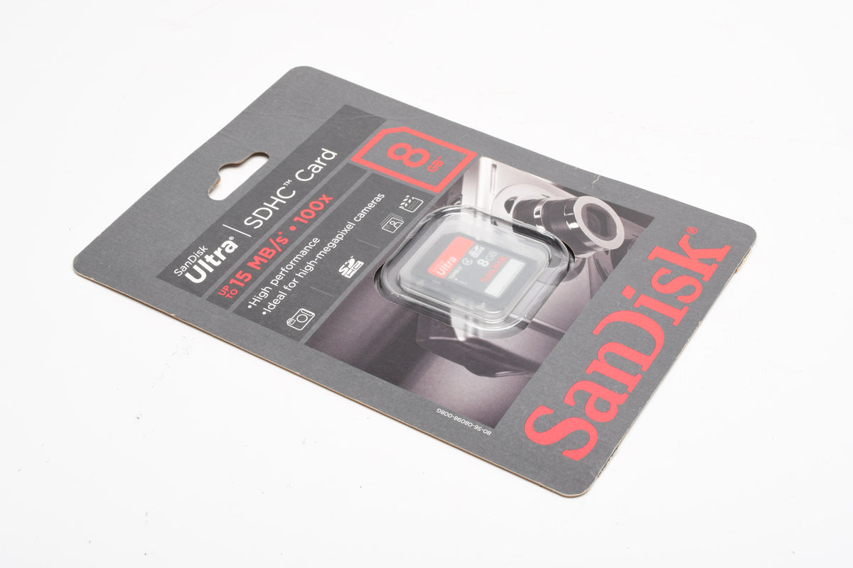 SanDisk Ultra 8GB SDHC 15MB/s Memory Card NEW