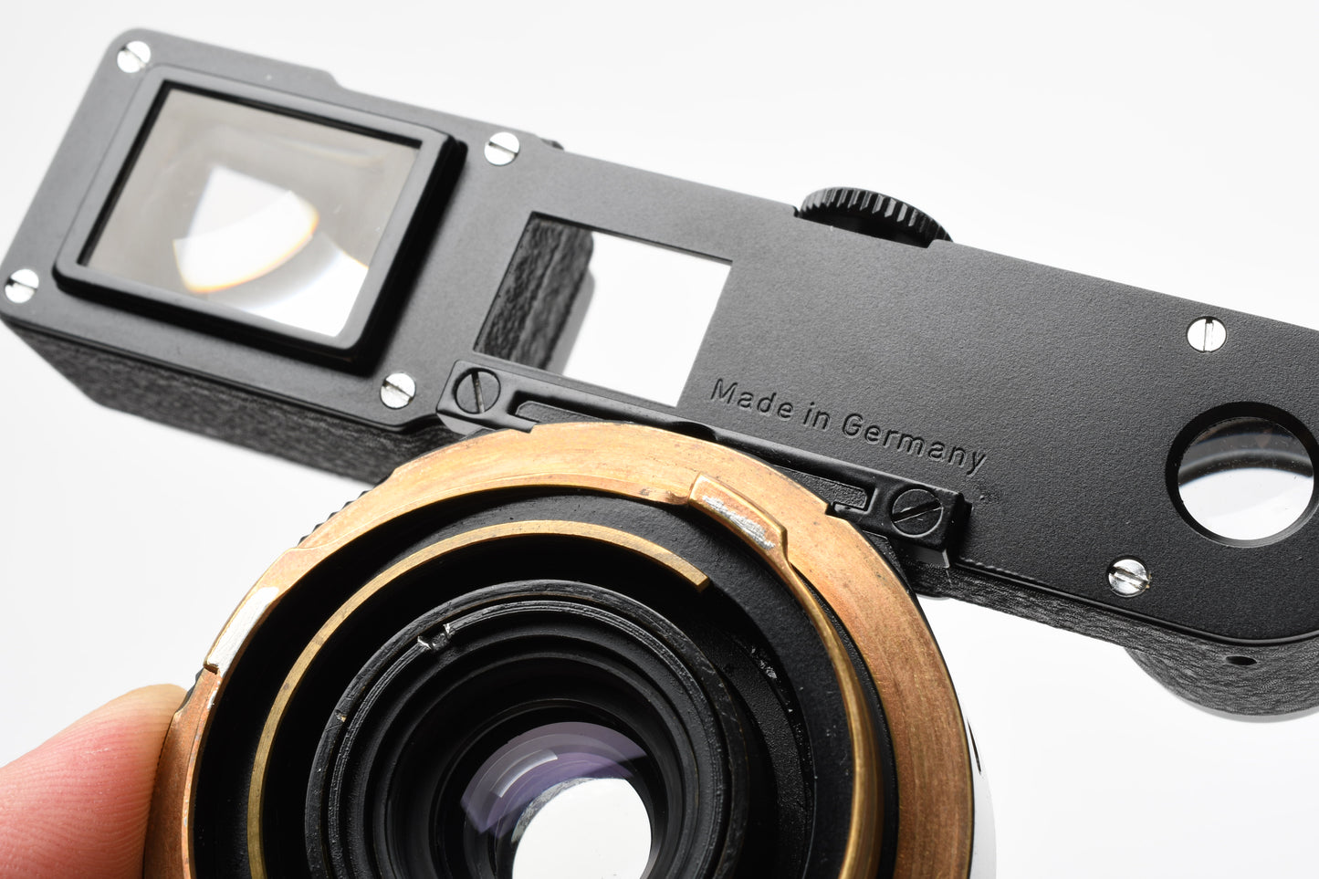 Leica Summaron M 35mm f3.5 Black Paint By Shueido Camera w/Goggles