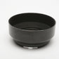 Nikon Nikkor 50mm F1.4 metal lens hood, snap-on mount, 52mm, clean