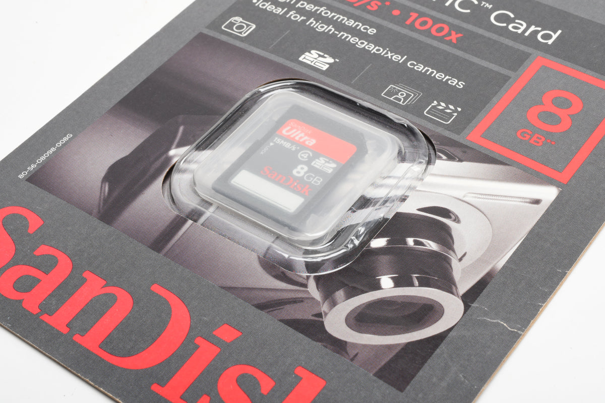 SanDisk Ultra 8GB SDHC 15MB/s Memory Card NEW