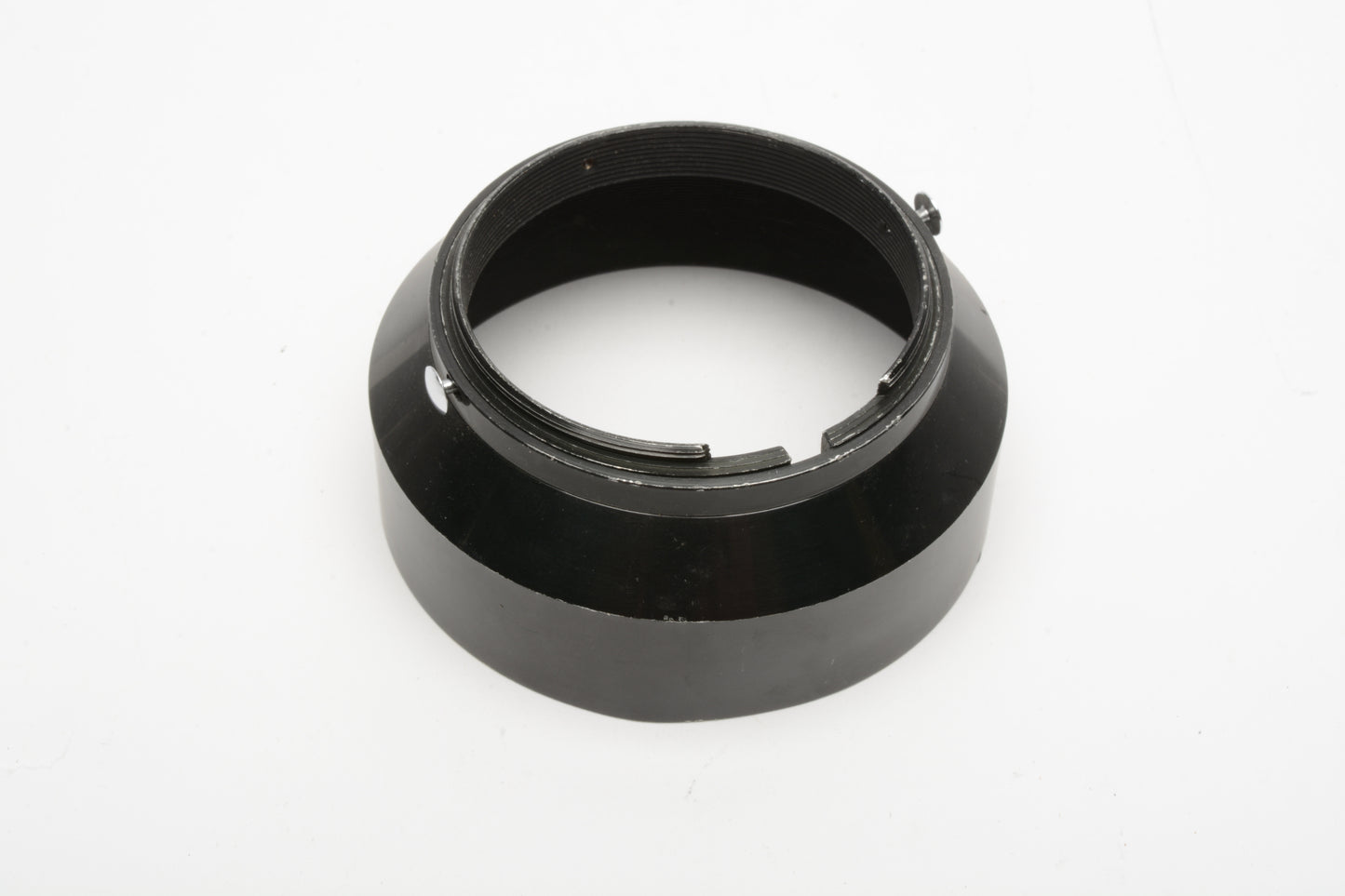 Nikon Nikkor 50mm F1.4 metal lens hood, snap-on mount, 52mm, clean