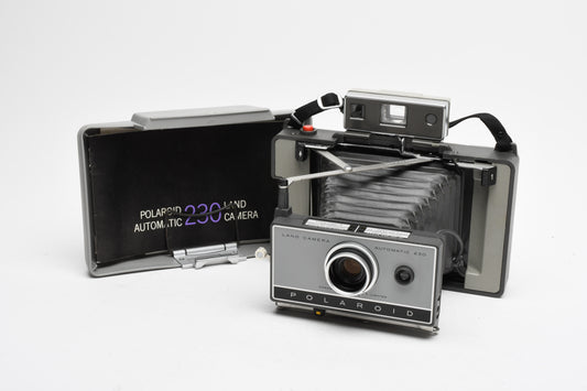Polaroid Land cameras 230, nice & clean