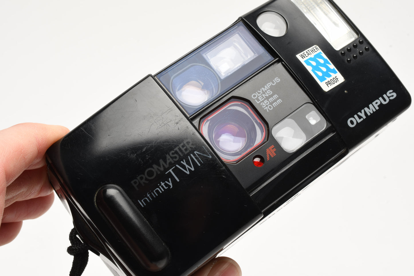 Olympus Infinity Twin QD 35mm Point&Shoot camera, tested, works great