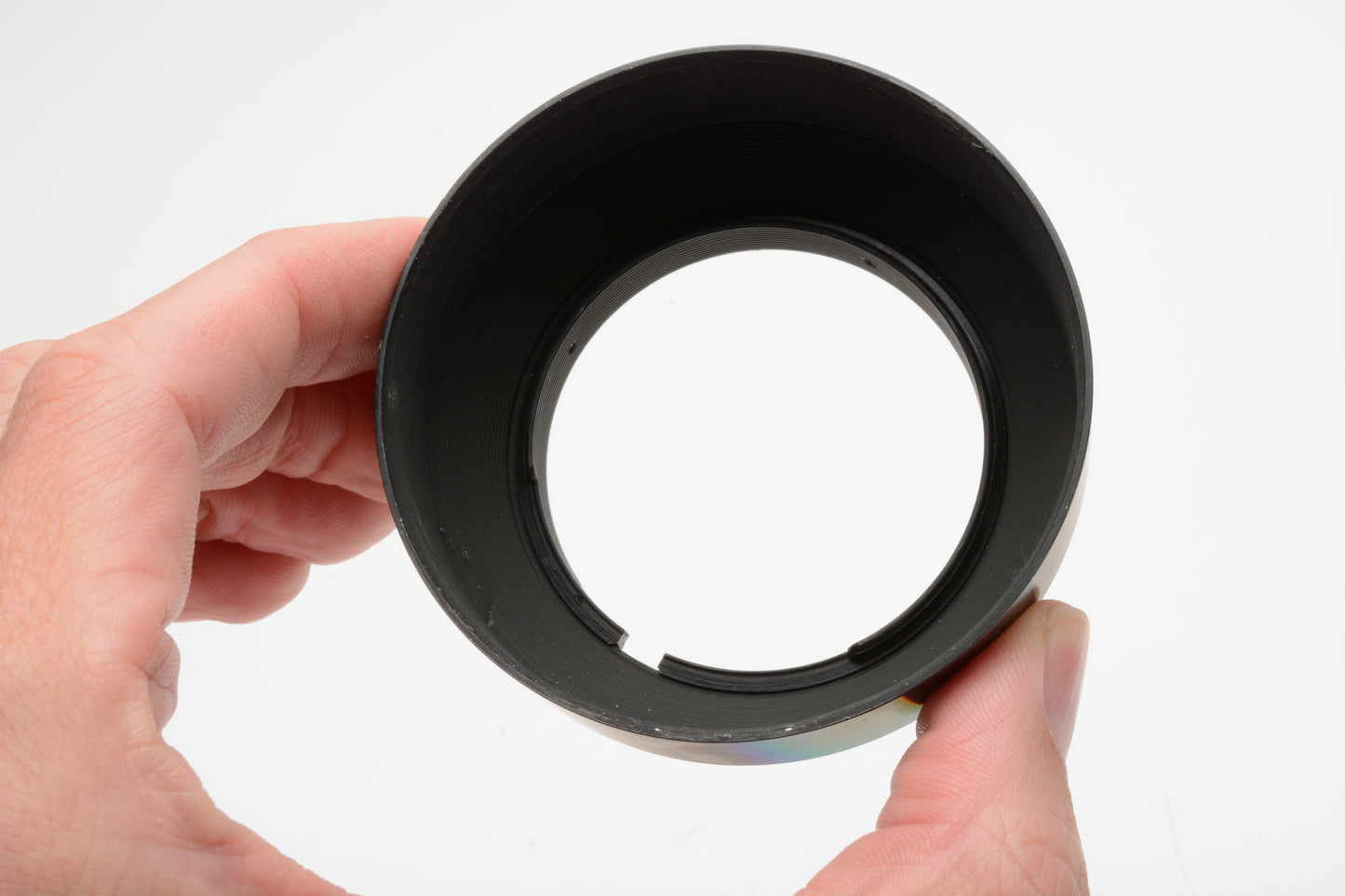 Nikon HS-1 Metal Lens Hood Snap-On Type for Nikkor Auto 50mm f1.4 Lens, Nice