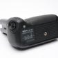 Nikon MB-D80 Genuine battery grip, +2X batts, tested, Nice & clean