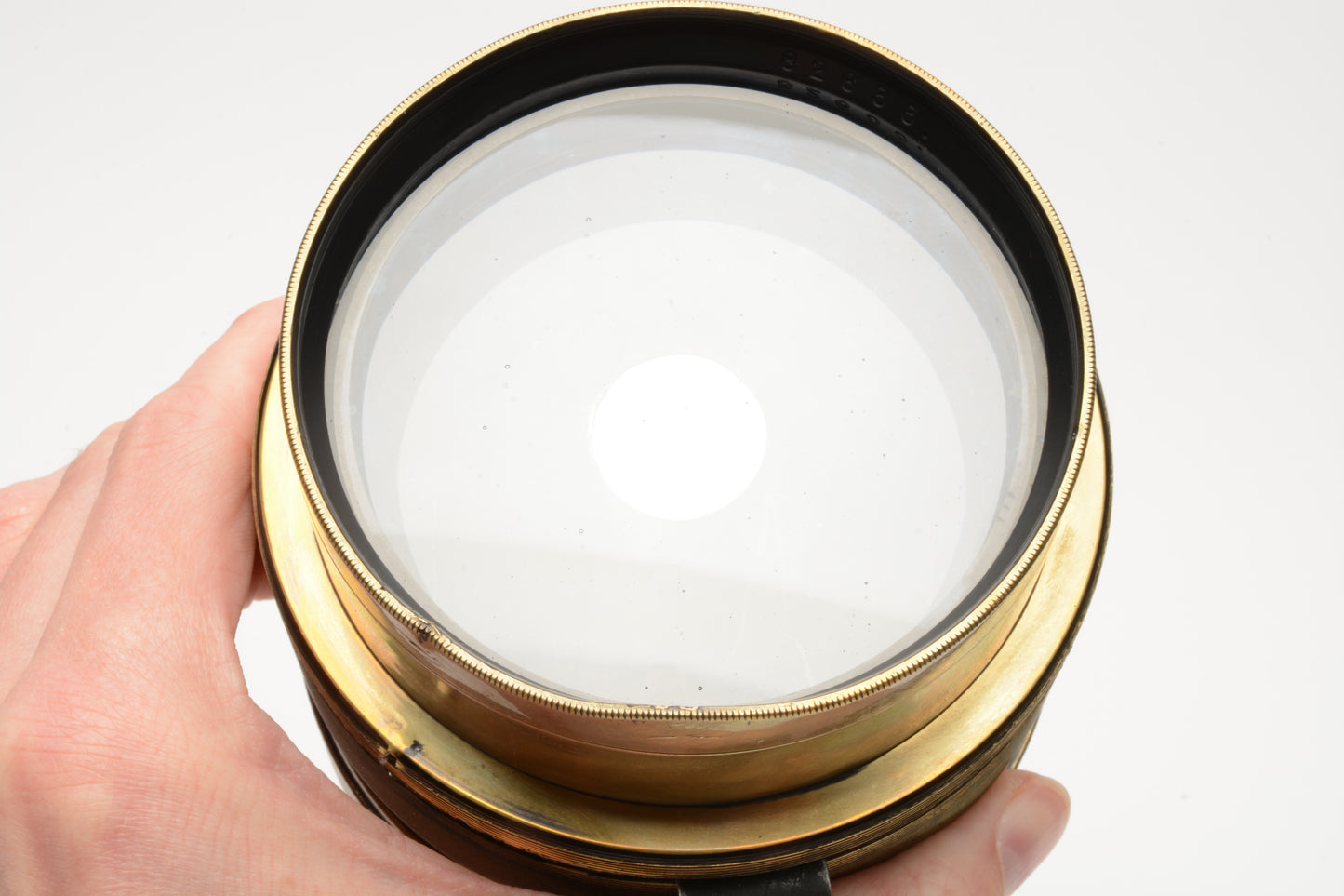 Ross London 20" f6 Airo Brass Vintage lens w/collar baffle/Mount, Nice!