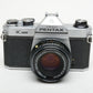 Pentax K1000 35mm SLR Body w/Pentax-M 50mm f2 lens, new seals, flash++, Nice!!