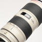 Canon EF 70-200mm f2.8L IS II USM zoom lens, hood, collar, UV, Mint-